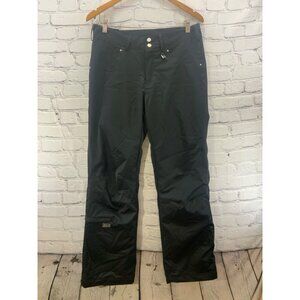 NILS Black SnowPants Womens Sz 10 Breathable Waterproof Snowboarding Skiing
